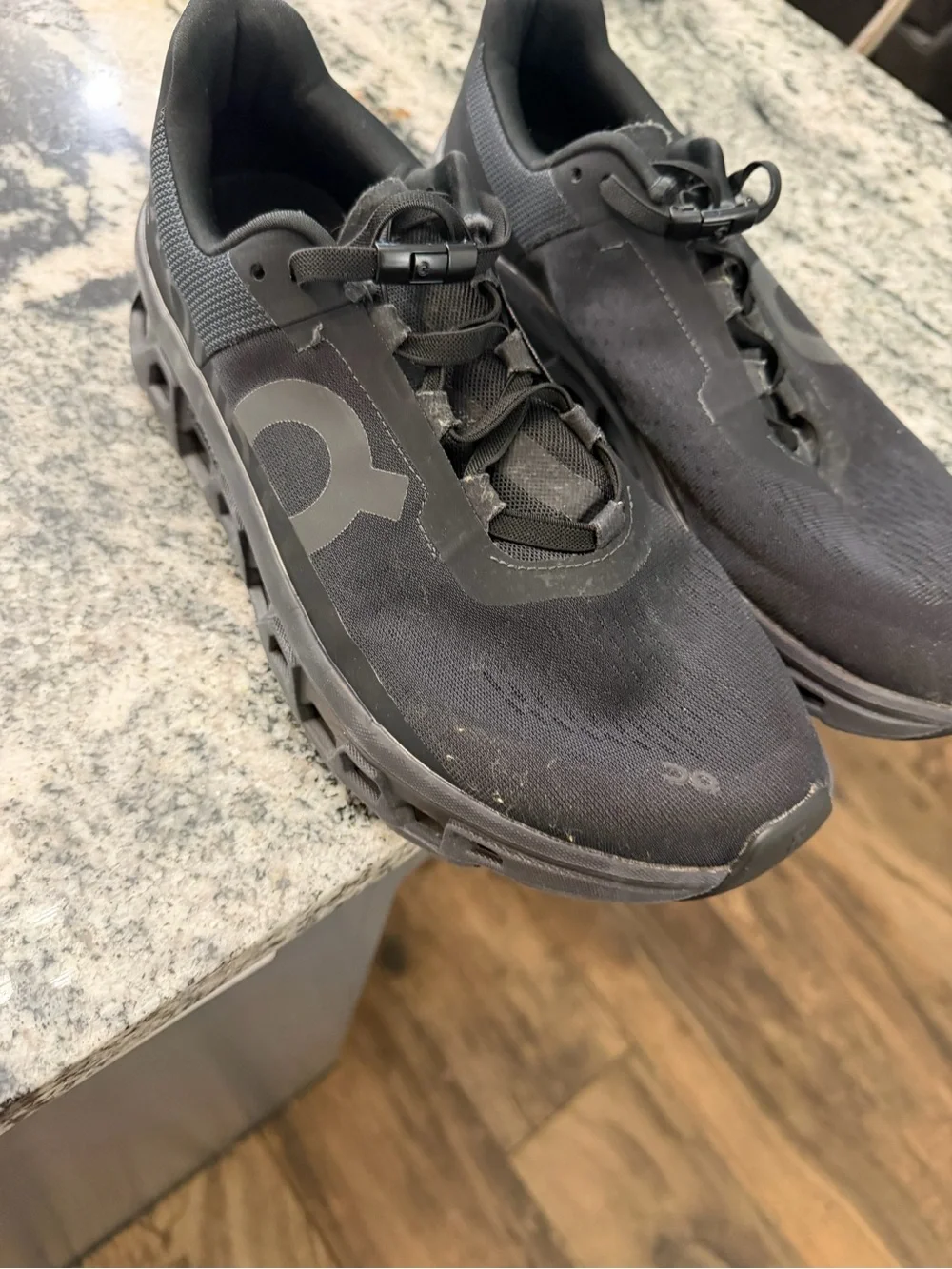 On Running Black Men's Athletic Running Shoes